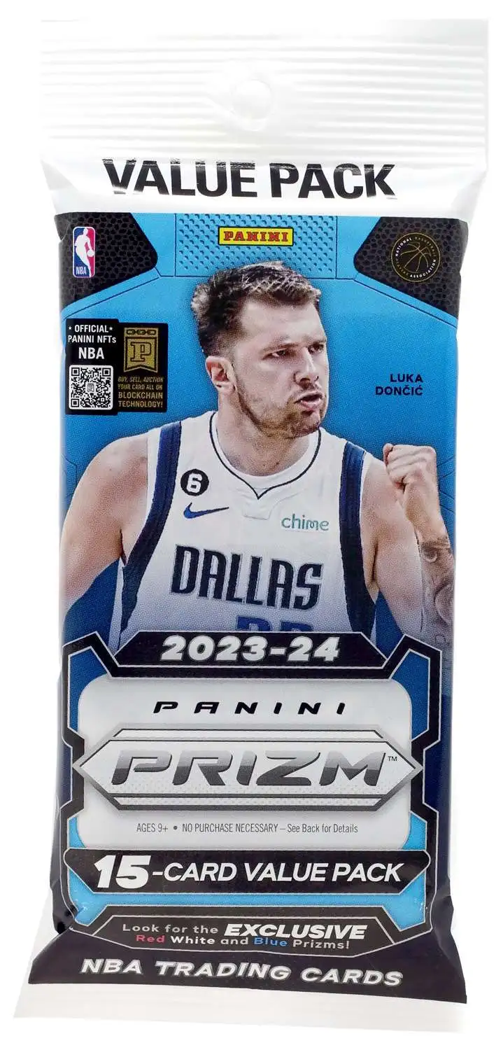 NBA Panini 2023-24 Prizm Basketball Trading Card VALUE Pack 15 Cards ...