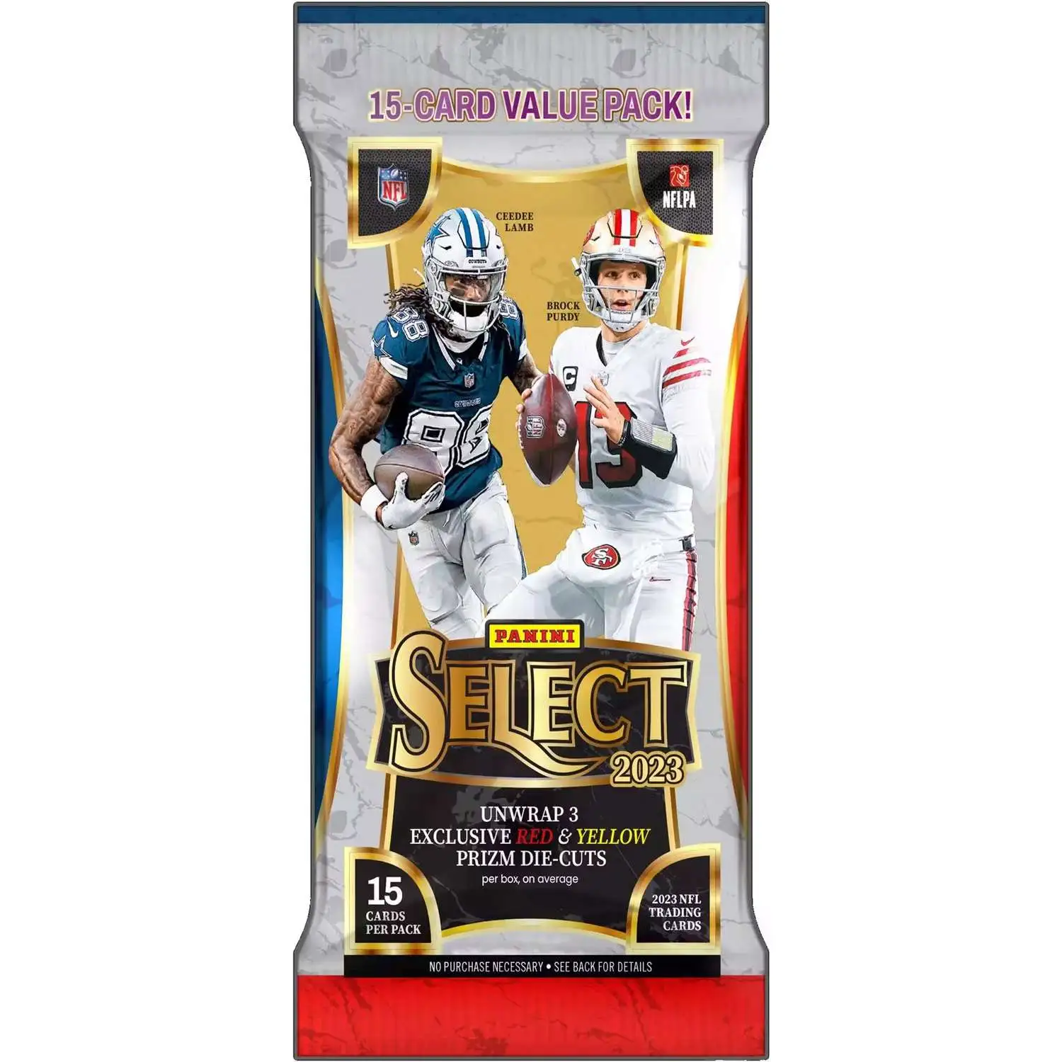 NFL Panini 2023 Select Football Trading Card VALUE Pack [15 Cards]