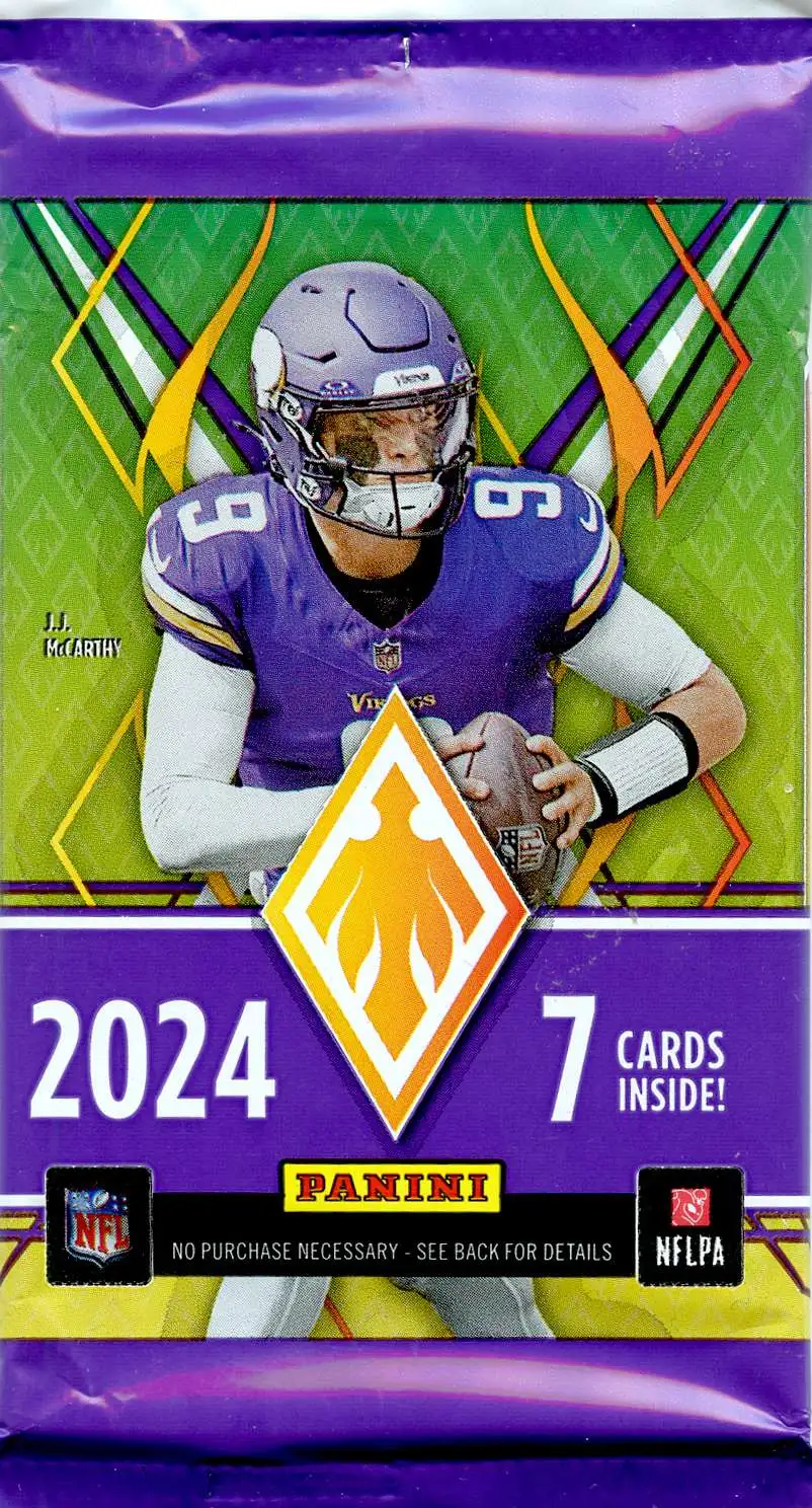 NFL Panini 2024 Phoenix Football Trading Card MEGA Box Pack [7 Cards]