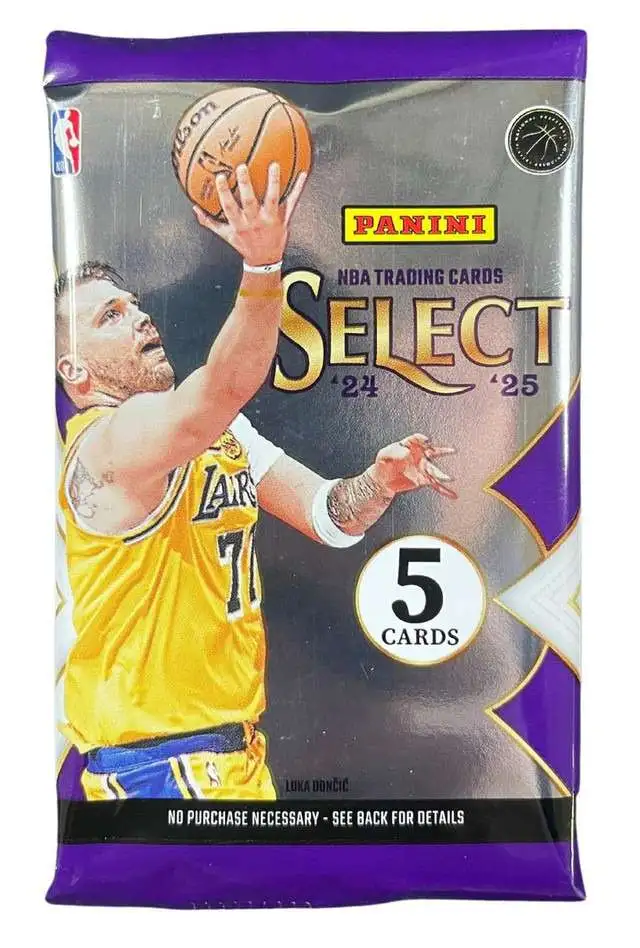 NBA Panini 2024-25 Select Basketball Trading Card Hobby Pack [5 Cards]