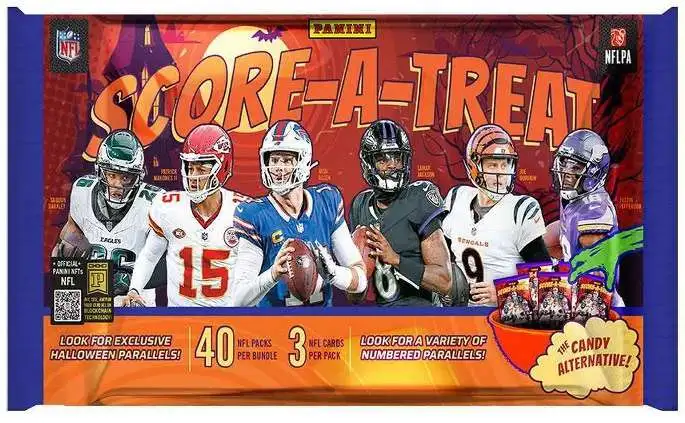 NFL 2025 Score-a-Treat Football Trading Card Bundle [40 Packs]
