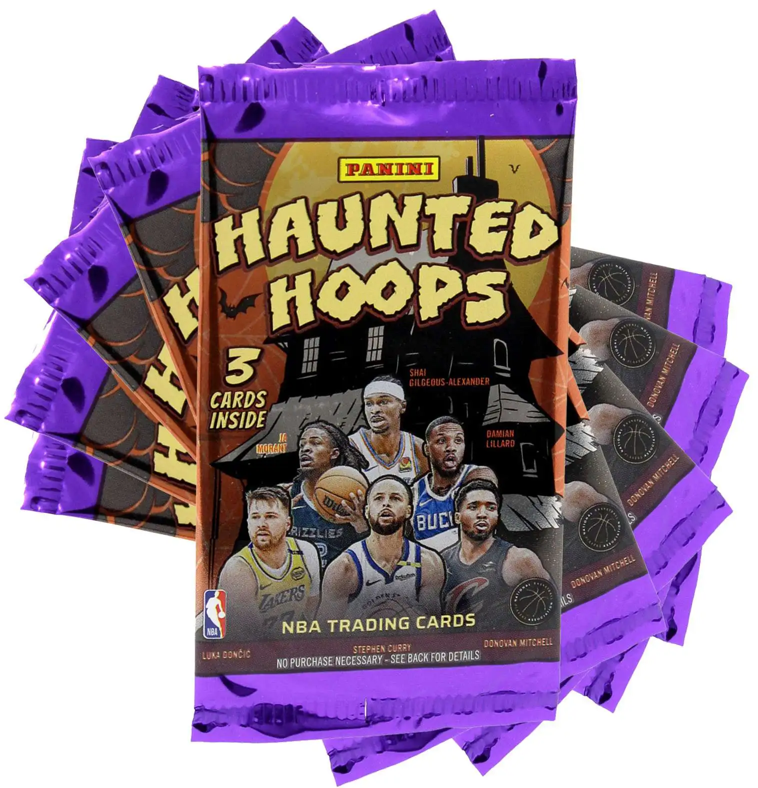 NBA Panini 2024-25 Haunted Hoops Basketball LOT OF 10 Trading Card Booster  Packs - ToyWiz