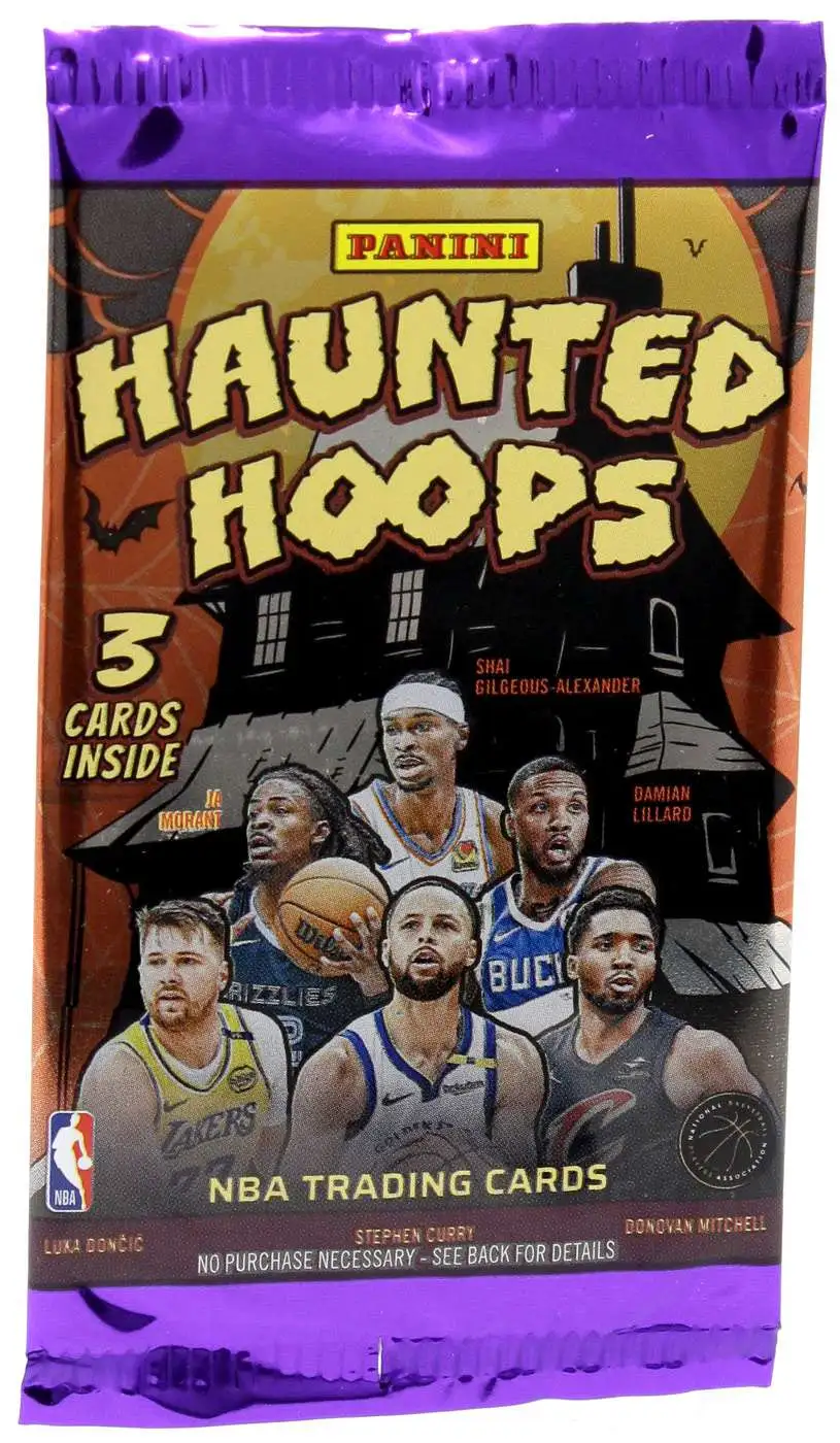 nba hoops booster box 2023-24 Panini NBA Basketball Haunted Hoops Booster Pack *Sealed* – TCG  Collector NZ main image 1