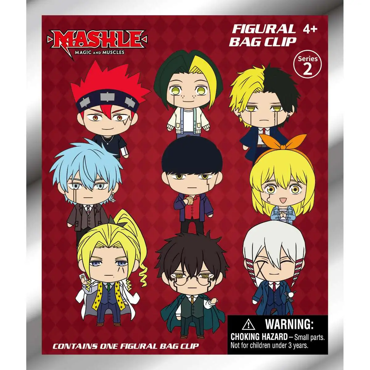 DC 3D Figural Foam Bag Clip Mashle Magic and Muscles Series 2