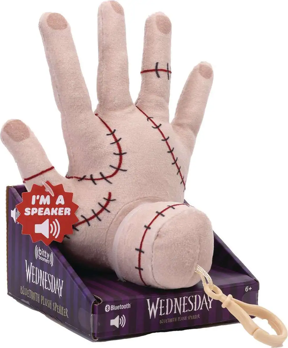 Wednesday Bitty Boomers Thing 2-Inch Plush Blutooth Speaker (Pre-Order ships January)