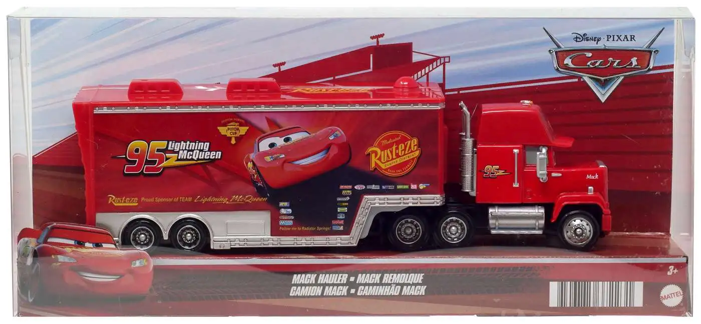 Disney Pixar Cars Cars 3 Mack Hauler 155 Diecast Car 2023 Mattel Toys