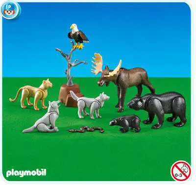 Playmobil Farm North American Forest Animals Set 7530 - ToyWiz