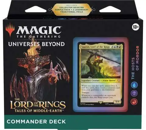 MtG Lord of the Rings Tales of Middle-Earth The Hosts of Mordor Commander Deck