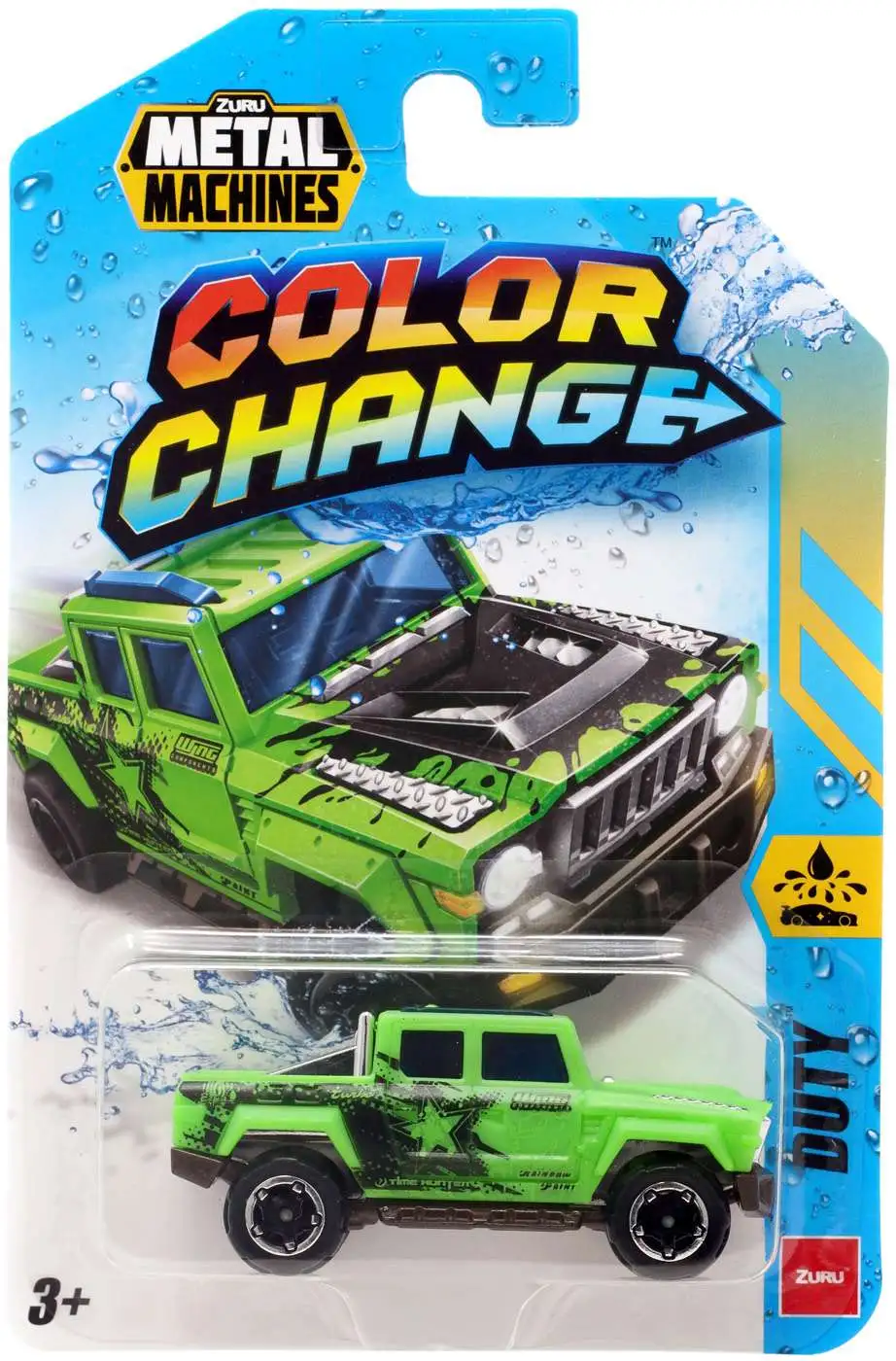 Metal Machines Color Change Duty Diecast Car