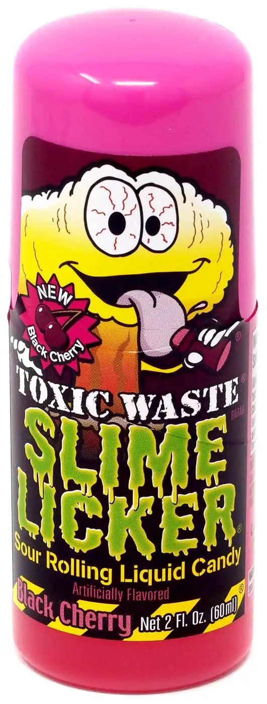 Toxic Waste Slime Licker Black Cherry Green Apple