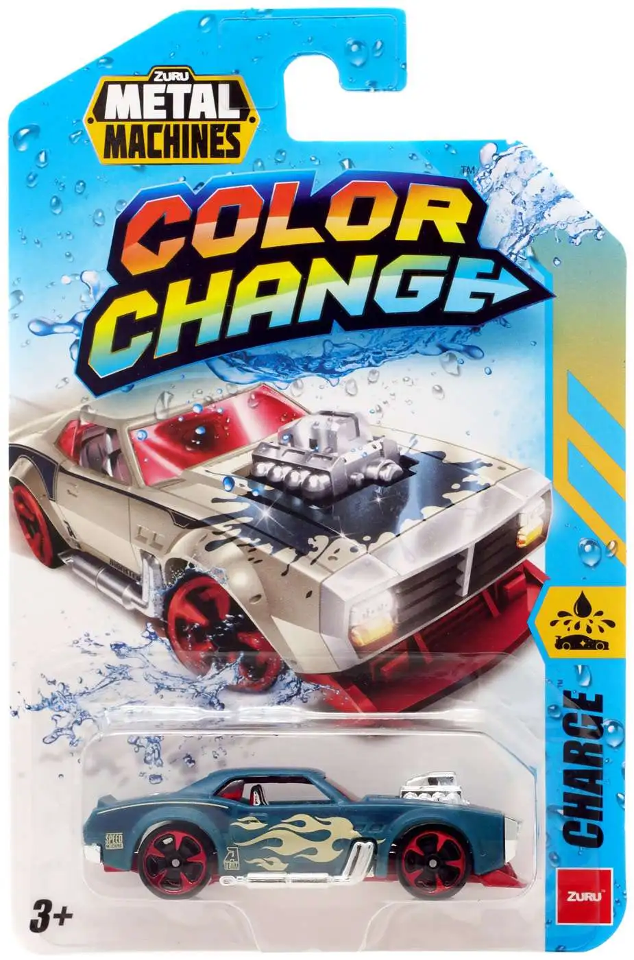 Metal Machines Color Change Charge Diecast Car