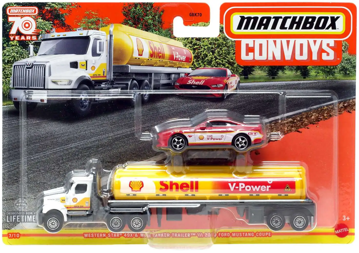 Matchbox 70 Years Convoys Western Star 49X MBX Tanker Trailer Ford 