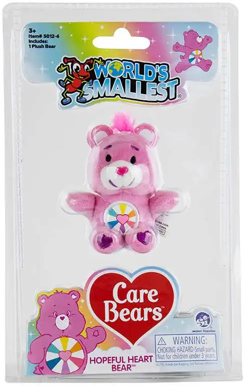 Care Bears 14 Hopeful Heart Bear and 5 Collectible Hopeful Heart Bear -  Special Collector Limited Edition. 