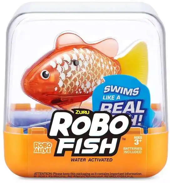 Robo Alive Robo Fish Orange Robotic Pet Figure [Version 3]