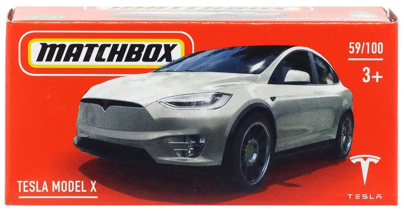 Matchbox Drive Your Adventure Tesla Model X Diecast Car [White]