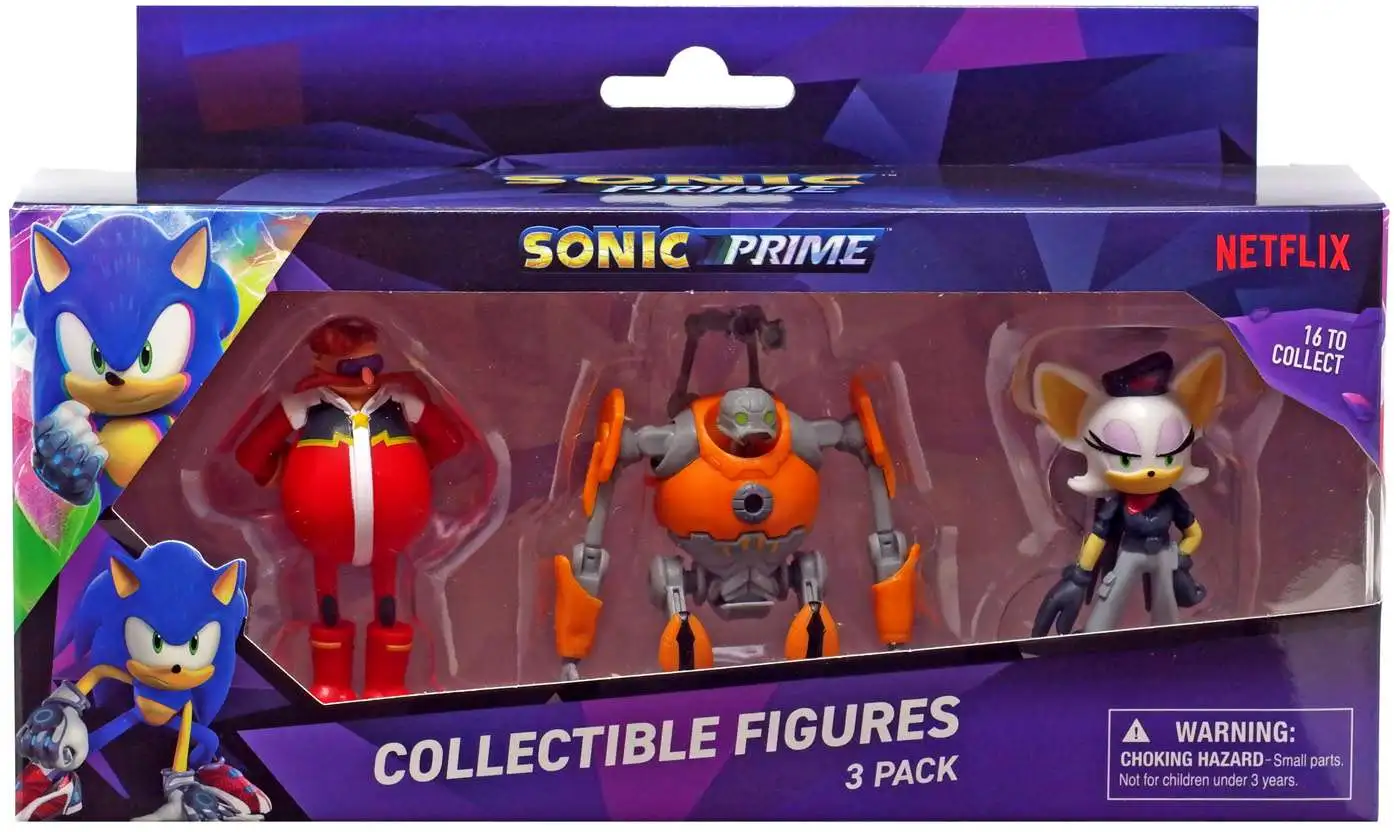 Sonic Prime 4 Figure Pack - Tails Nine and Rebel Rouge