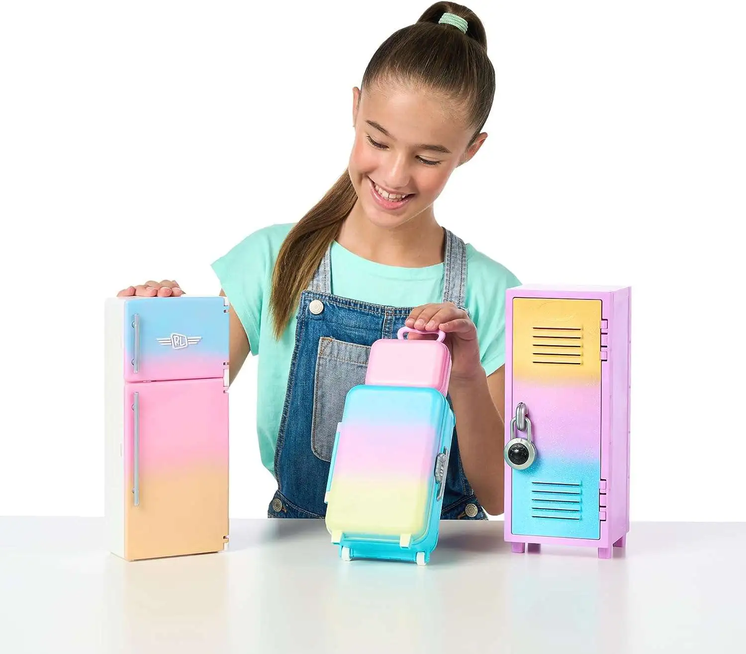  REAL LITTLES Desktop Caddies - Mini Fridge with 20+ Real  Working Stationery Surprises Inside! Small : Toys & Games