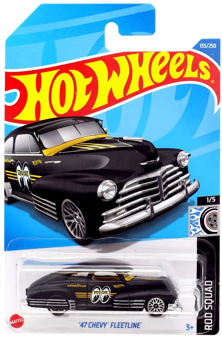 Hot Wheels Rod Squad '47 Chevy Fleetline Diecast Car #1/5