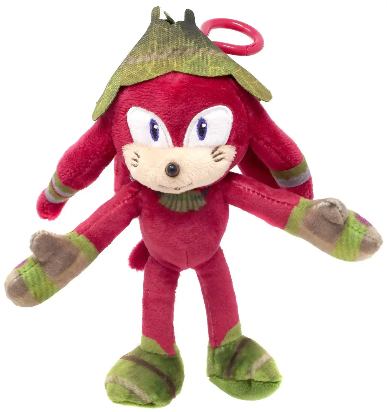 Sonic The Hedgehog Prime Clip On Knuckles 6.5 Plush PMI - ToyWiz