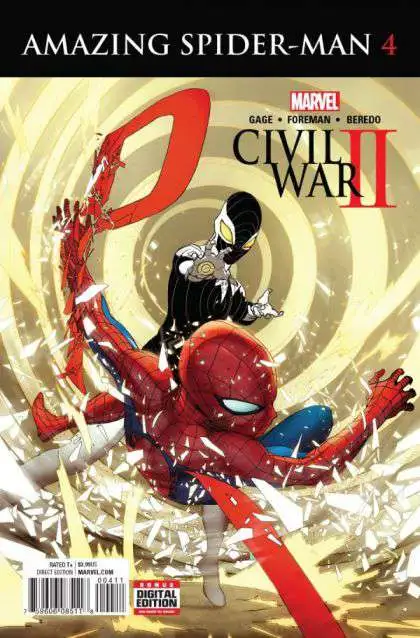 Marvel Civil War II Amazing Spider-Man Comic Book 4A Marvel Comics - ToyWiz