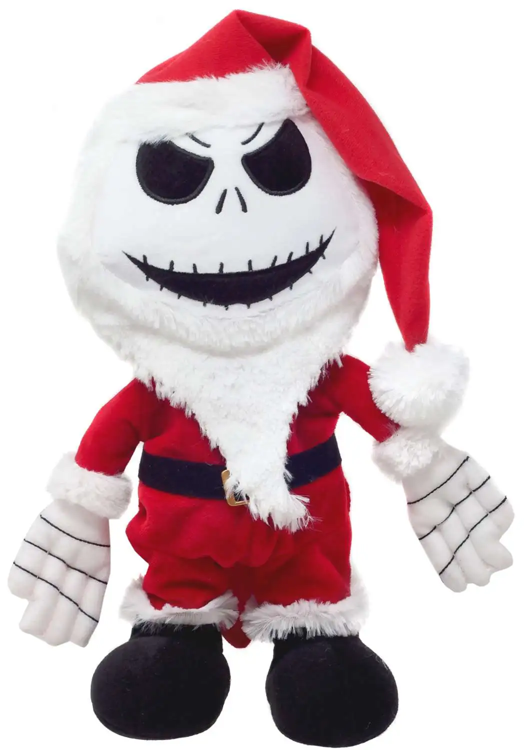 The Nightmare Before Christmas Jack Skellington 13-Inch Animated Plush [Santa]