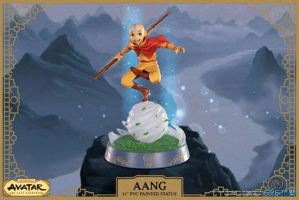 Nickelodeon Avatar the Last Airbender Aang 11-Inch PVC Figure [Regular Version] (Pre-Order ships February)