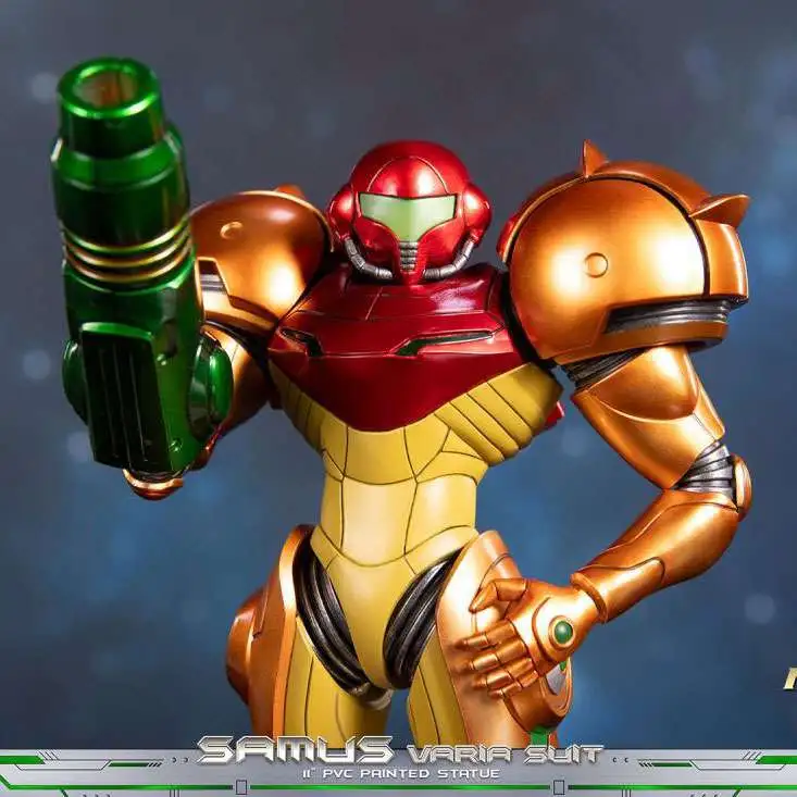 Metroid Samus Aran 11 Pvc Statue Figure Varia Suit Regular Version 