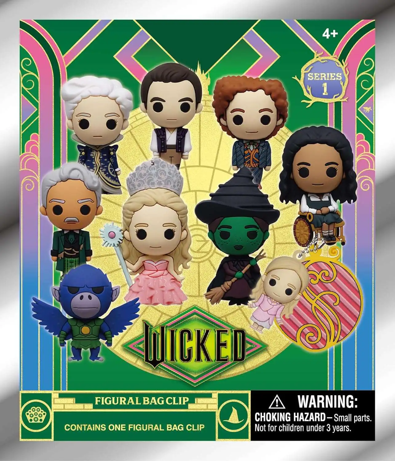 Wizard of Oz 3D Figural Keyring Wicked Series 1 Mystery Pack [1 RANDOM Figure]