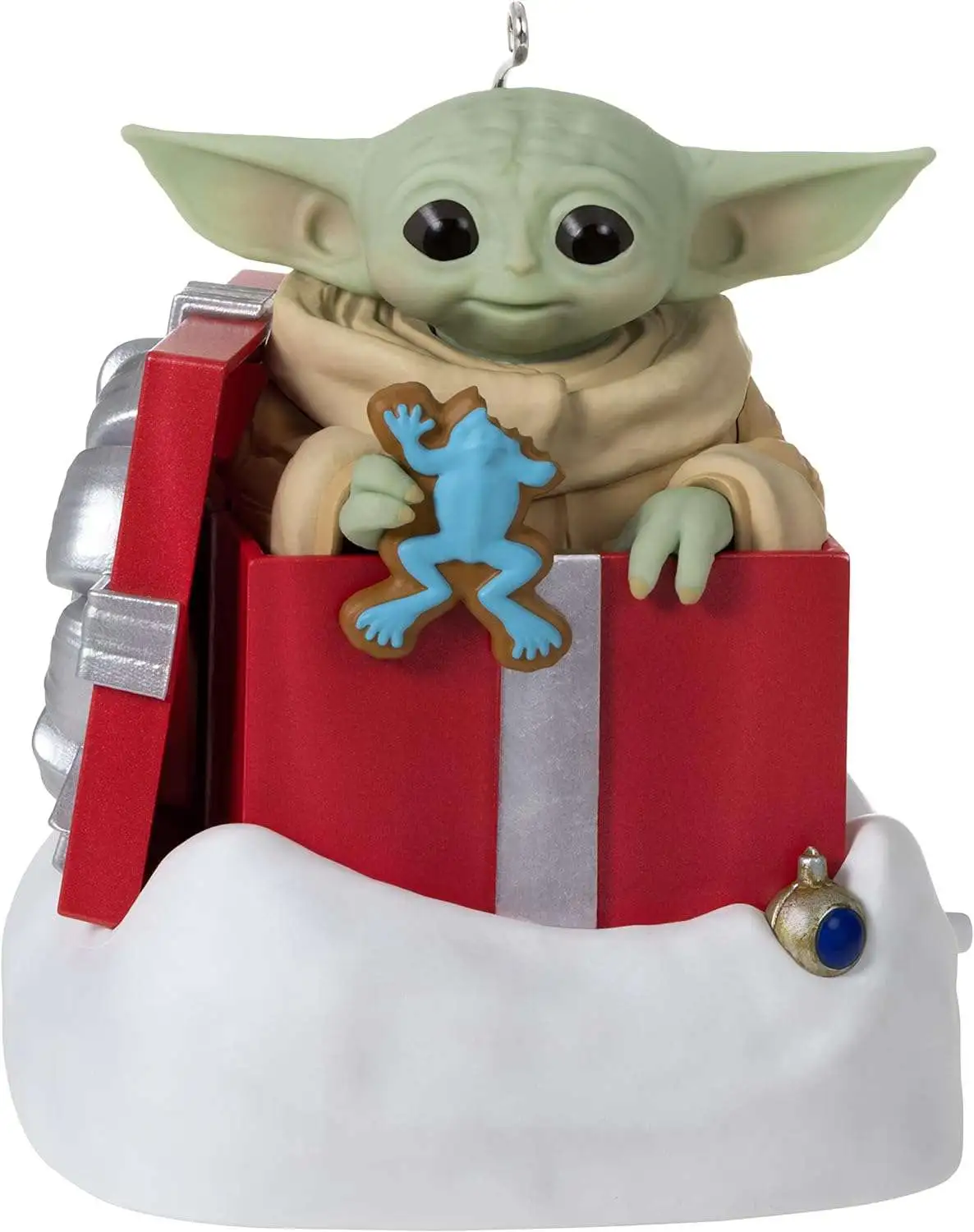 Star Wars The Mandalorian Keepsake Grogu Greetings Ornament [with Sound & Motion]