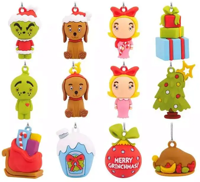 Dr. Seuss How the Grinch Stole Christmas! Countdown Calendar & Papaer Tree Display Ornament [12 Ornaments]