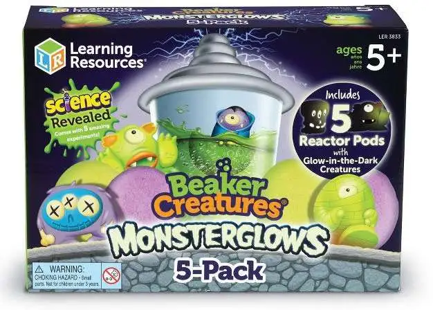 Beaker Creatures Monster Glows Mystery 5-Pack