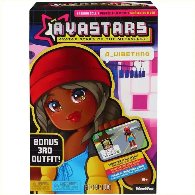 My Avastars Avatar Stars of the Metaverse A_Vibethng Exclusive Fashion Doll [Bonus 3rd Outfit]