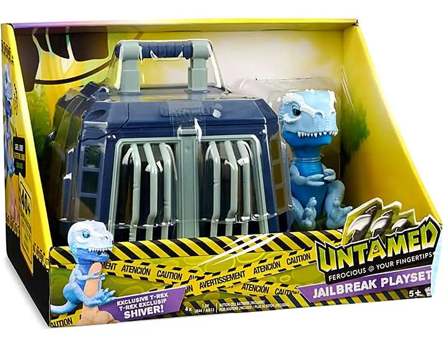 Fingerlings Untamed Dinosaur Jailbreak T-Rex Playset Shiver WowWee