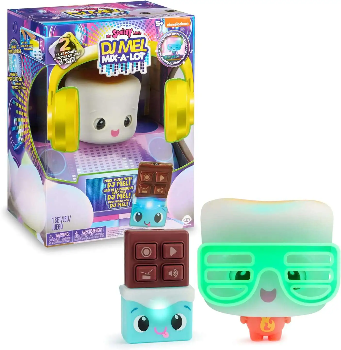 My Squishy Little DJ Mel Mix-A-Lot Figure [Lights & Sounds]