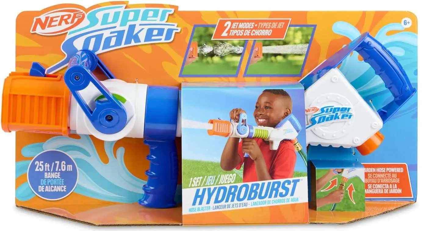 NERF Super Soaker Hydroburst Hose Blaster [Damaged Package]
