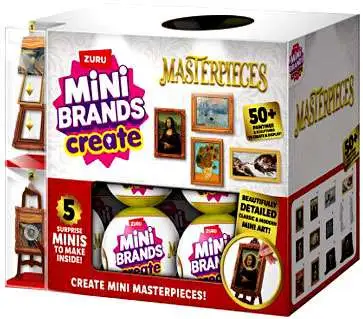 5 Surprise Mini Brands! Create Masterpieces Mystery Box [25 Packs]