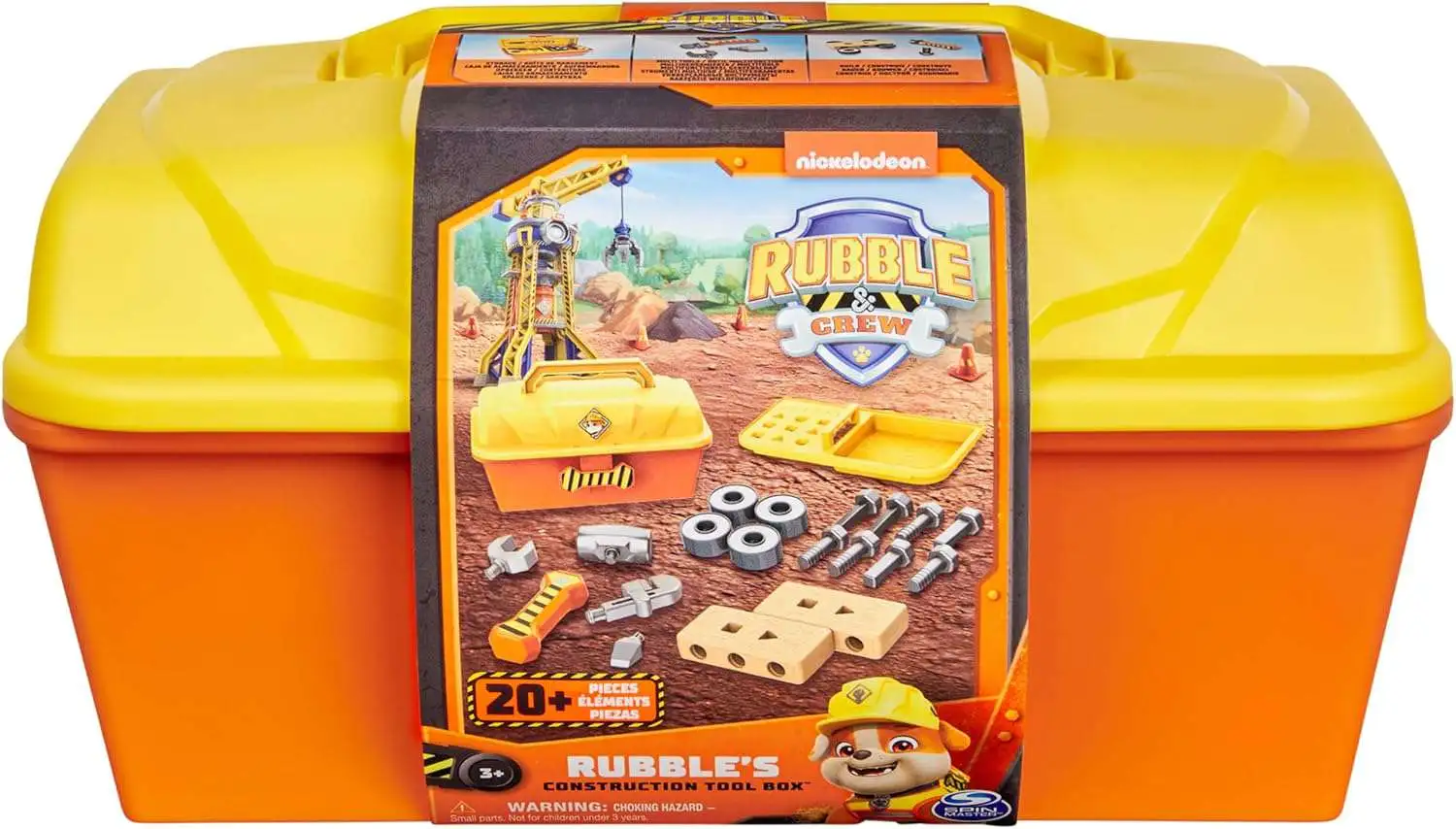Paw Patrol Rubble & Crew Rubble's Construction Tool Box Play Set