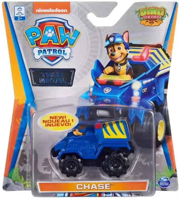 Paw Patrol Dino Rescue True Metal Chase Diecast Car