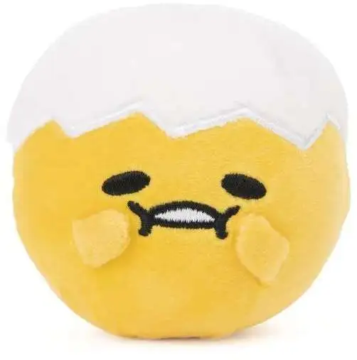 Sanrio Squishies Gudetama 3-Inch Plush Squeeze Toy [Busy Being Lazy]