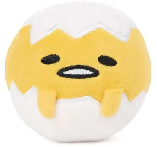 Sanrio Squishies Gudetama 3-Inch Plush Squeeze Toy [So What?]