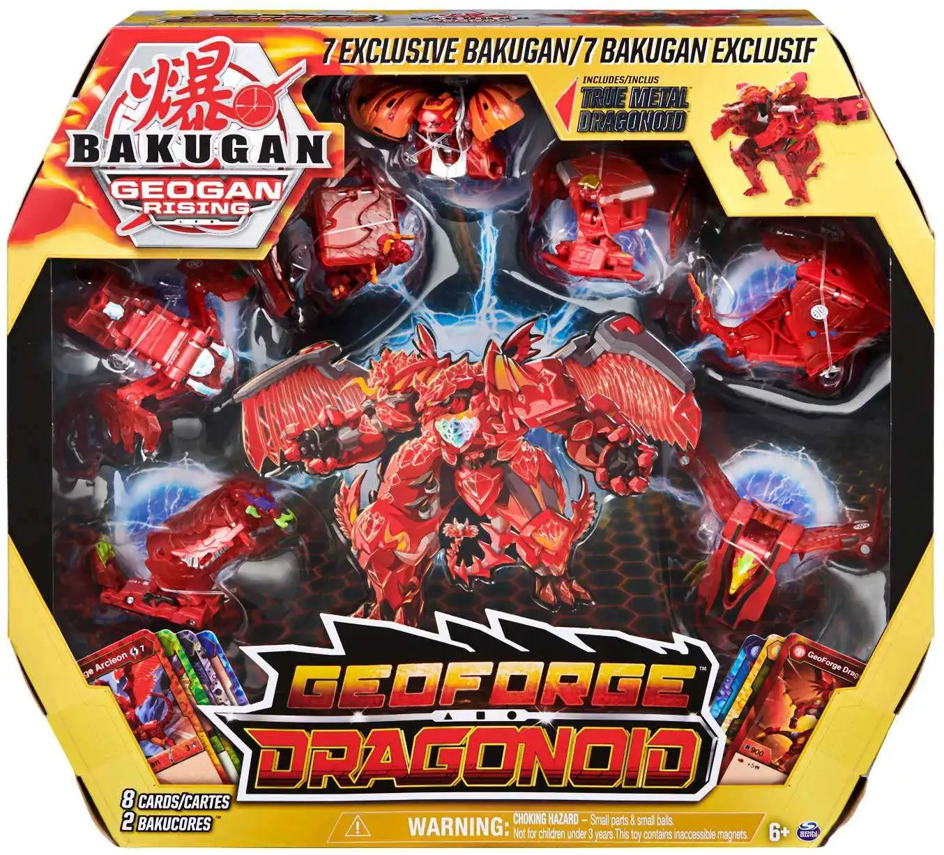 Bakugan Geogan Rising Geoforge Dragonoid 7-Figure Pack Spin Master - ToyWiz