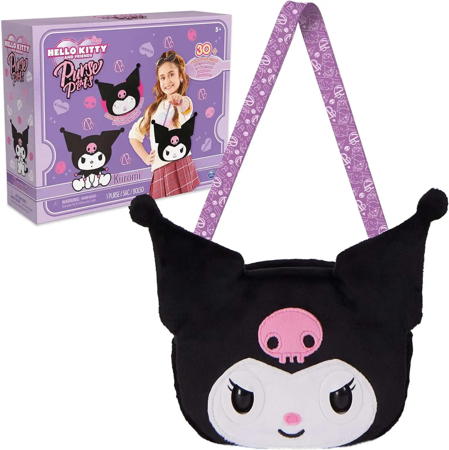 Purse Pets Hello Kitty & Friends Kuromi