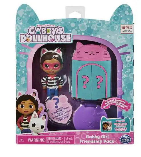 Gabbys Dollhouse Friendship Pack with Gabby Girl Figure Suprise Figure ...