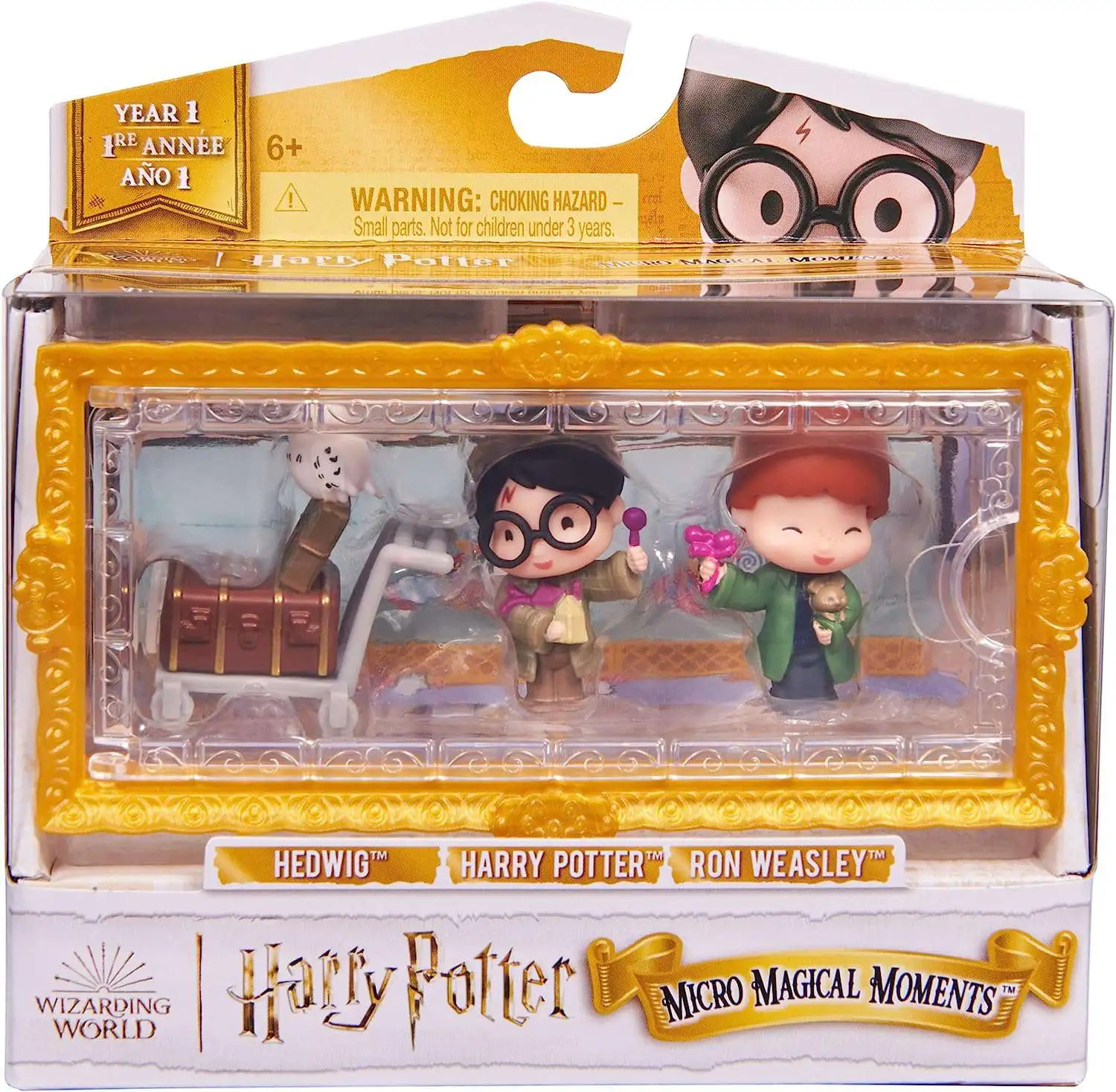 Harry Potter, Ron Weasley and Hermione Granger 3 pack - figurine