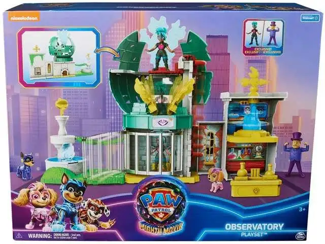 Paw Patrol The Mighty Movie Observatory Exclusive Playset Spin