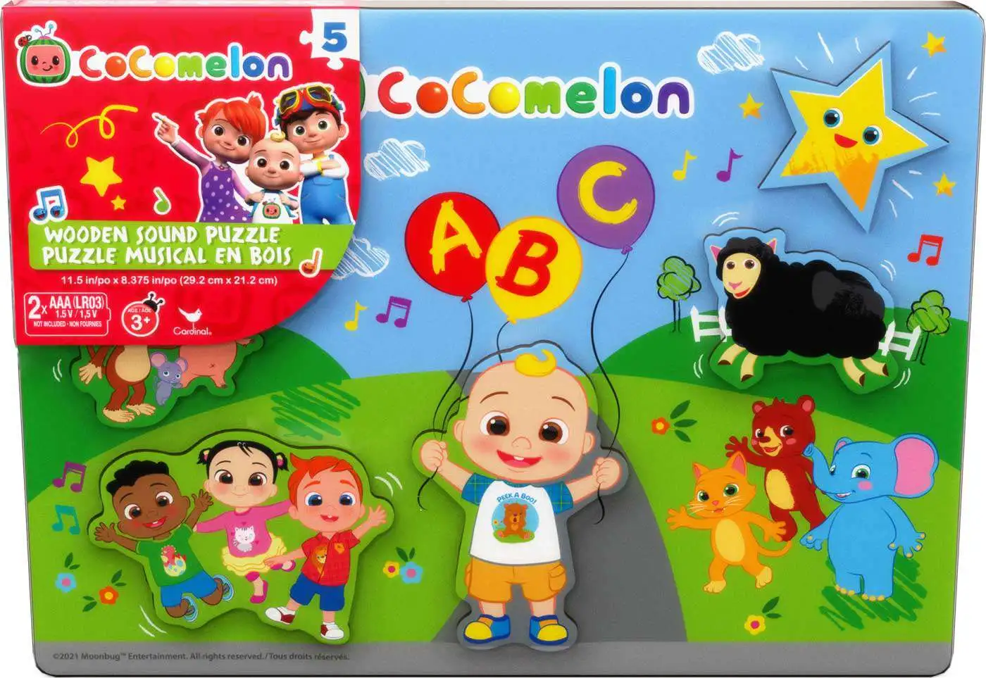 CoComelon Wooden Sound Puzzle