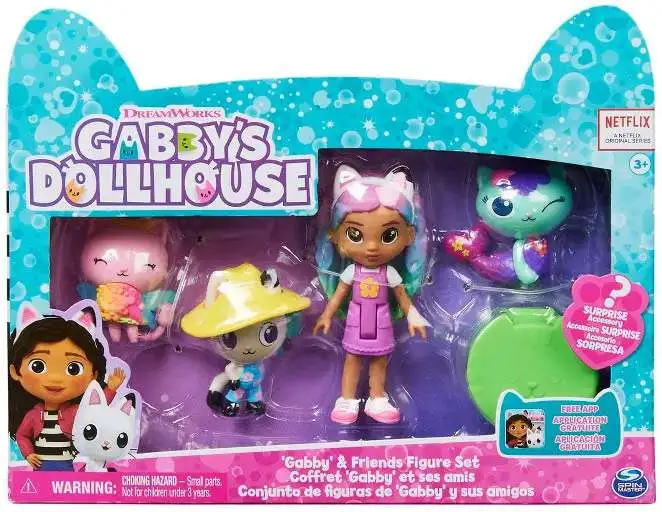 Gabby's Dollhouse, Art Studio Set with 2 Toy Figures, 2 Accessories Brand  New.