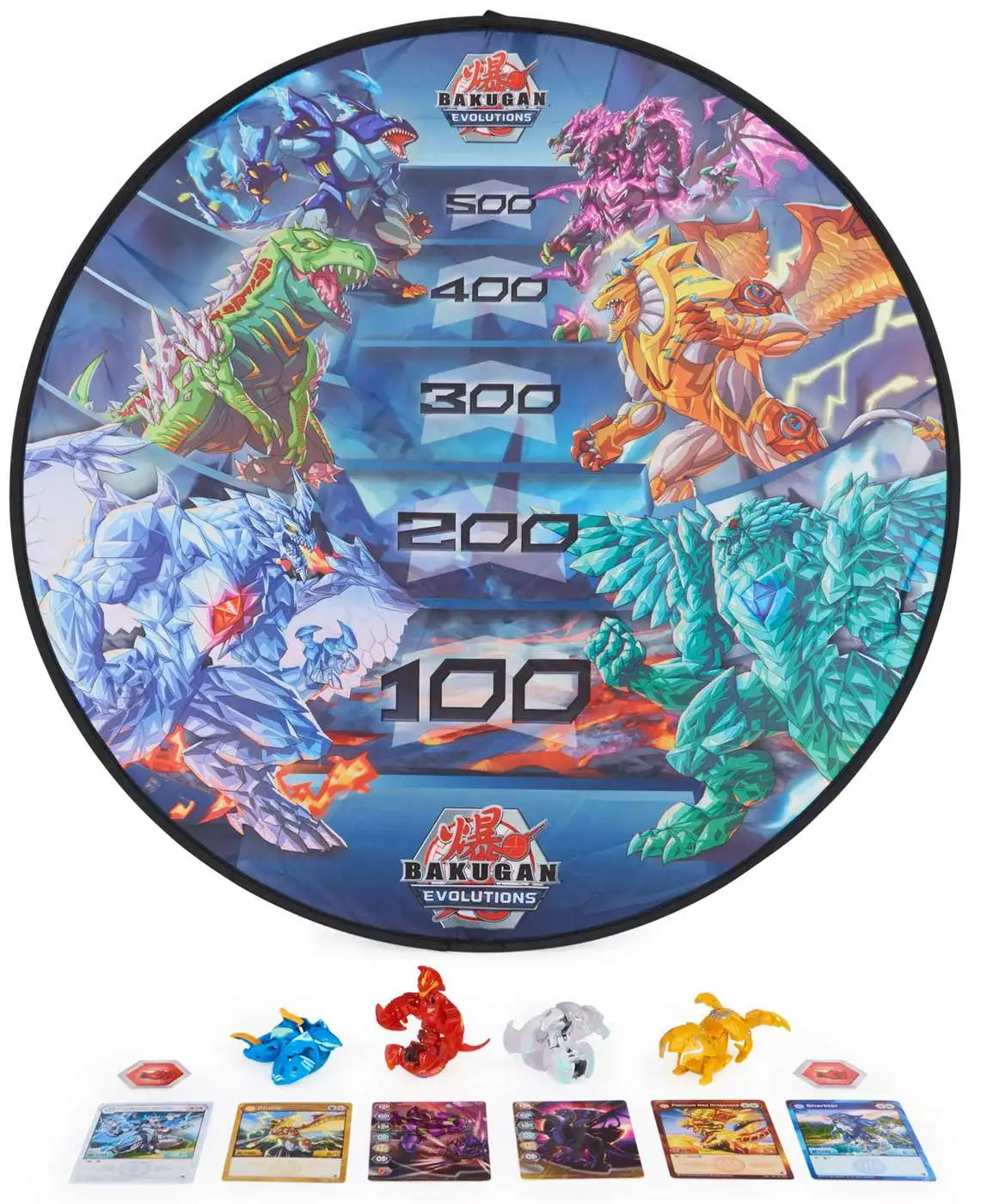 Bakugan Evolutions Arcleon Platinum Series - Sfera Con Anima In Metallo, 1 Pezzo + Carte
