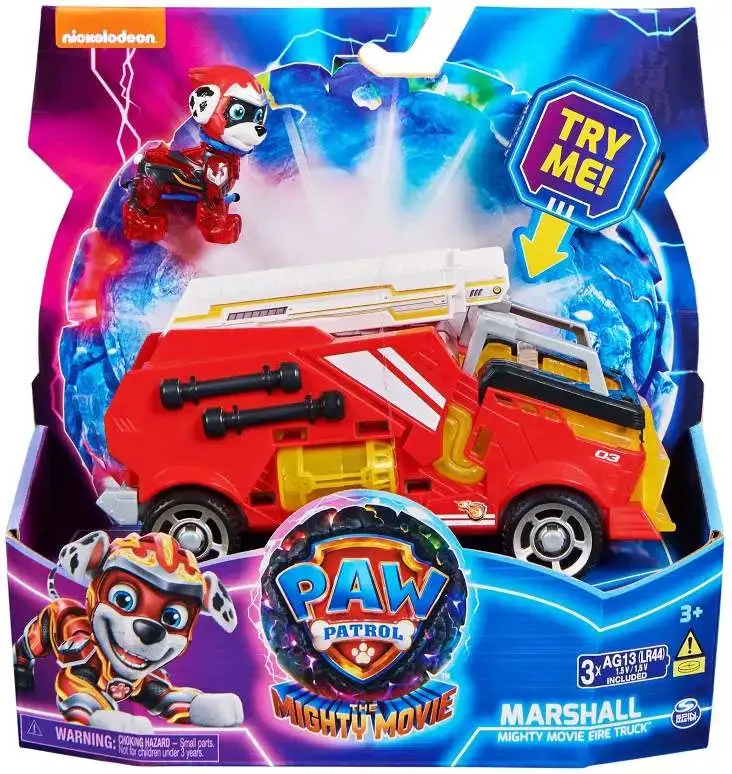 PAW Patrol, Marshall's Fire Engine Vehicle with Collectible Figure 