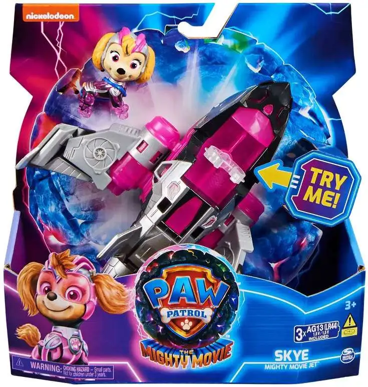 Paw Patrol The Mighty Movie Sky Jet Feature Vehicle Spin Master ToyWiz